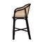 Bali & Pari Miranda Modern Bohemian Two-Tone Black and Natural Brown Rattan Counter Stool 235-13347-ZORO - alternate 10
